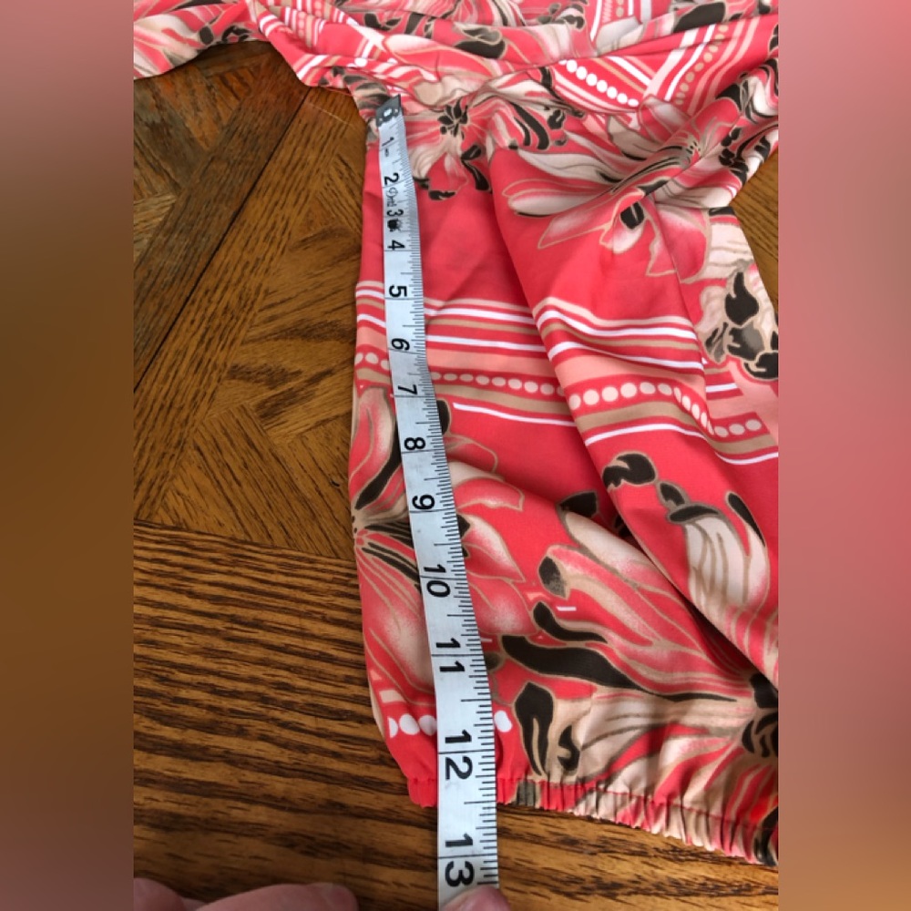 Floral print blouse 3-4 sleeve 18W - Picture 5 of 7